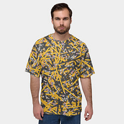 Футболка оверсайз мужская Простые карандаши, цвет: 3D-принт — фото 2