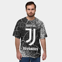 Футболка оверсайз мужская ЮВЕНТУС Juventus - Арт, цвет: 3D-принт — фото 2
