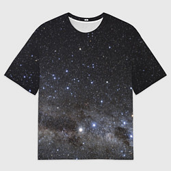 Футболка оверсайз мужская Космический космос, цвет: 3D-принт
