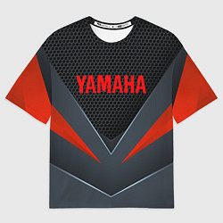Футболка оверсайз мужская YAMAHA ТЕХНОЛОГИЧЕСКАЯ БРОНЯ, цвет: 3D-принт