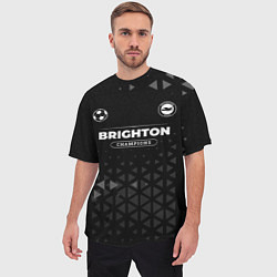 Футболка оверсайз мужская Brighton Форма Champions, цвет: 3D-принт — фото 2