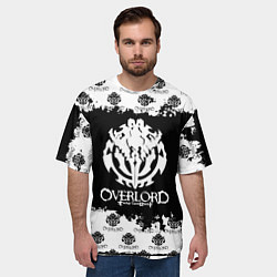 Футболка оверсайз мужская Overlord паттерн, цвет: 3D-принт — фото 2