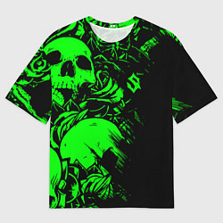 Мужская футболка оверсайз Сабатон sabaton черепа