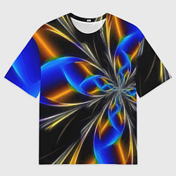 Футболка оверсайз мужская Neon vanguard pattern Fashion 2023, цвет: 3D-принт