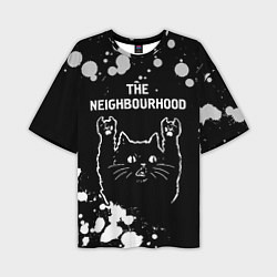 Футболка оверсайз мужская The Neighbourhood Rock Cat, цвет: 3D-принт