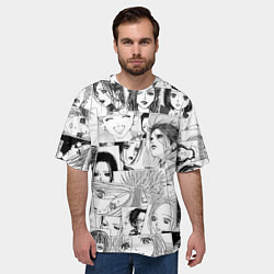 Футболка оверсайз мужская Nana pattern, цвет: 3D-принт — фото 2