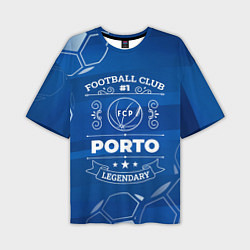 Футболка оверсайз мужская Porto - Football Club Number 1, цвет: 3D-принт