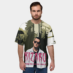 Футболка оверсайз мужская KIZARU Nikto Ne Nuzhen, цвет: 3D-принт — фото 2