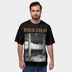 Футболка оверсайз мужская Burzum cockroaches, цвет: 3D-принт — фото 2
