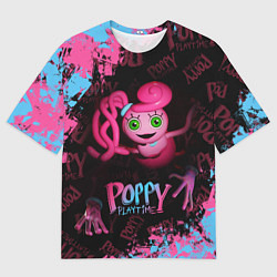 Футболка оверсайз мужская Mommy Poppy Playtime, цвет: 3D-принт