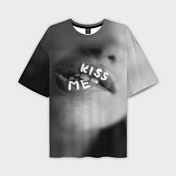 Футболка оверсайз мужская Kiss- me, цвет: 3D-принт