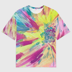 Футболка оверсайз мужская Parfum floral, цвет: 3D-принт