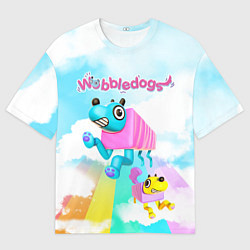 Футболка оверсайз мужская Wobbledogs, цвет: 3D-принт