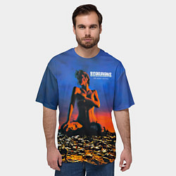 Футболка оверсайз мужская Deadly Sting - Scorpions, цвет: 3D-принт — фото 2