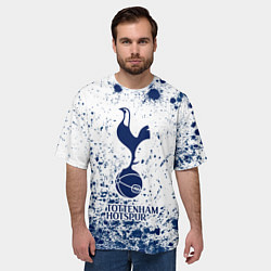 Футболка оверсайз мужская ТОТТЕНХЭМ Краска, цвет: 3D-принт — фото 2