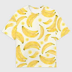 Мужская футболка оверсайз Банановый Рай Лета