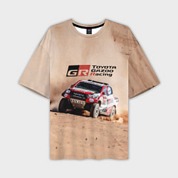 Футболка оверсайз мужская Toyota Gazoo Racing Desert Rally, цвет: 3D-принт
