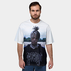 Футболка оверсайз мужская XXXTentacion in a revenge hoodie, цвет: 3D-принт — фото 2