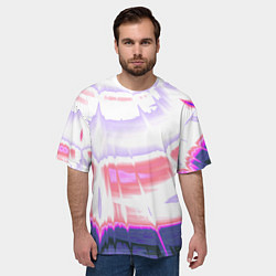Футболка оверсайз мужская Тай-дай Абстракция Tie-Dye, цвет: 3D-принт — фото 2