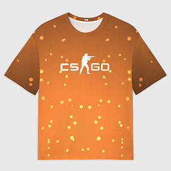 Футболка оверсайз мужская Cs go Абстракция, цвет: 3D-принт