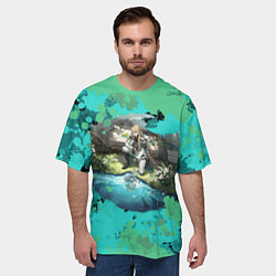 Футболка оверсайз мужская Лоча Honkai star rail, цвет: 3D-принт — фото 2