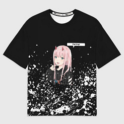 Футболка оверсайз мужская ZERO TWO DARLING, цвет: 3D-принт