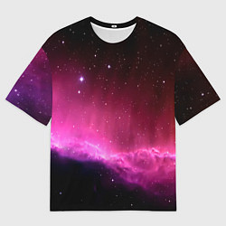 Мужская футболка оверсайз Night Nebula