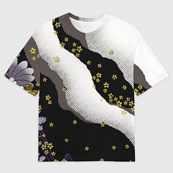 Футболка оверсайз мужская JAPAN PATTERN, цвет: 3D-принт