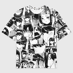 Футболка оверсайз мужская Komi san pattern, цвет: 3D-принт