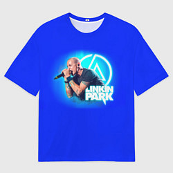 Футболка оверсайз мужская Linkin Park Линкин Парк группа, цвет: 3D-принт