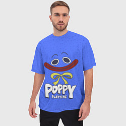 Футболка оверсайз мужская Poppy Playtime Huggy Wuggy, цвет: 3D-принт — фото 2