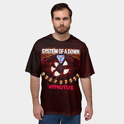 Футболка оверсайз мужская Hypnotize - System of a Down, цвет: 3D-принт — фото 2