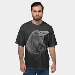 Футболка оверсайз мужская Black Raven Star of David, цвет: 3D-принт — фото 2