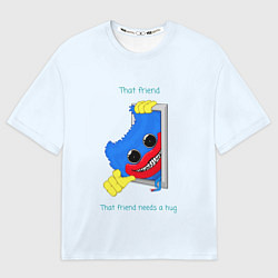 Футболка оверсайз мужская POPPY PLAYTIME HAGGY WAGGY that friend, цвет: 3D-принт
