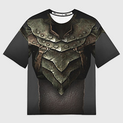 Футболка оверсайз мужская Орочья броня из SKYRIM, цвет: 3D-принт