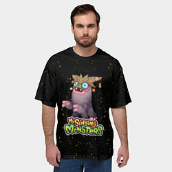 Футболка оверсайз мужская My singing Monsters - Чародейчик, цвет: 3D-принт — фото 2
