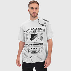 Футболка оверсайз мужская Hoffenheim Football Club Number 1 Legendary, цвет: 3D-принт — фото 2