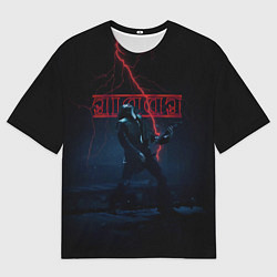 Футболка оверсайз мужская EDDIE MUNSON STRANGER THINGS, цвет: 3D-принт