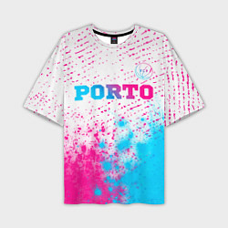 Мужская футболка оверсайз Porto Neon Gradient