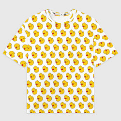 Футболка оверсайз мужская Ути белый, цвет: 3D-принт