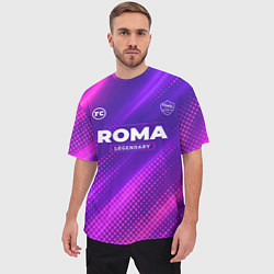 Футболка оверсайз мужская Roma Legendary Sport Grunge, цвет: 3D-принт — фото 2