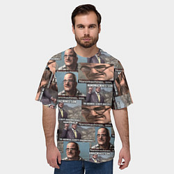 Футболка оверсайз мужская Nanomachines, son, цвет: 3D-принт — фото 2