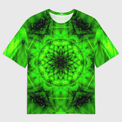 Футболка оверсайз мужская Abstract Flower, цвет: 3D-принт