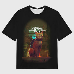 Мужская футболка оверсайз Stray-Cat
