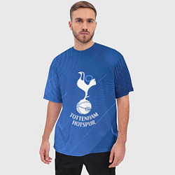 Футболка оверсайз мужская Tottenham hotspur SPORT, цвет: 3D-принт — фото 2