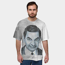 Футболка оверсайз мужская Мистер Бин!, цвет: 3D-принт — фото 2