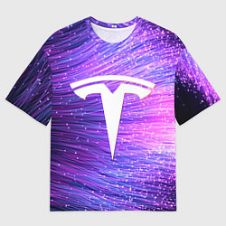 Футболка оверсайз мужская Тесла энергия солнца, цвет: 3D-принт
