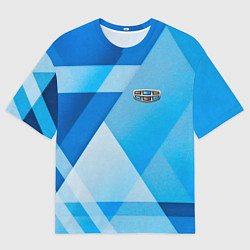Футболка оверсайз мужская Geely - абстракция треугольники, цвет: 3D-принт