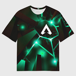 Мужская футболка оверсайз Apex Legends разлом плит