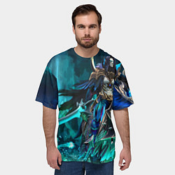 Футболка оверсайз мужская Dota 2 Abaddon, цвет: 3D-принт — фото 2